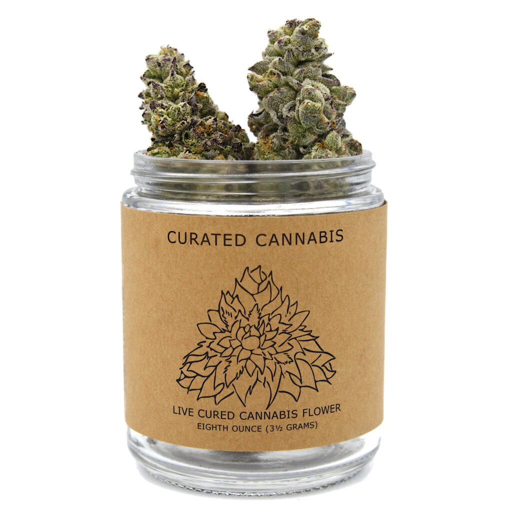 "Tangieland Live Cured Flower Cultivar Packaging"