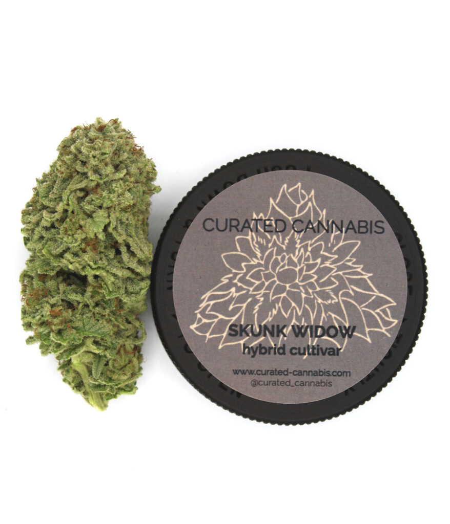 "Skunk Window Live Cured Flower Cultivar Lid"