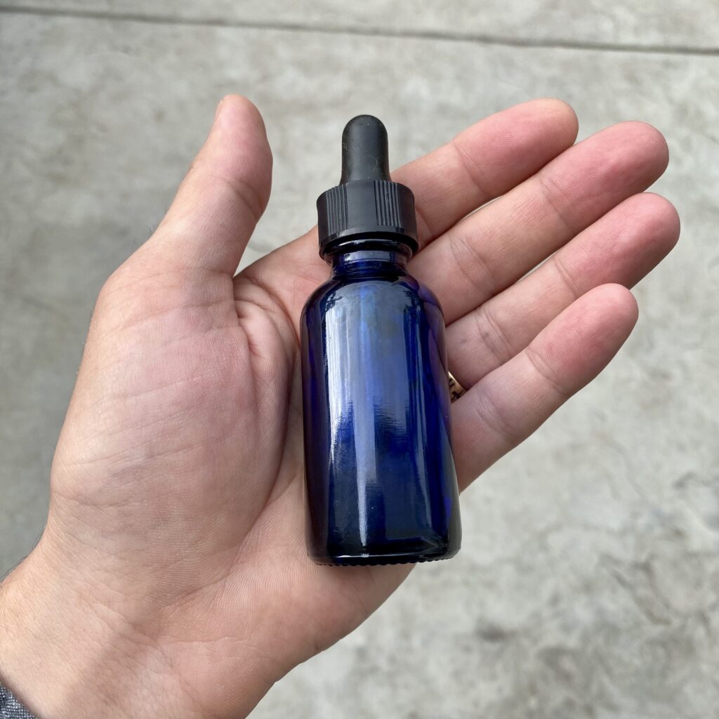 "Cannabis infused tincture"